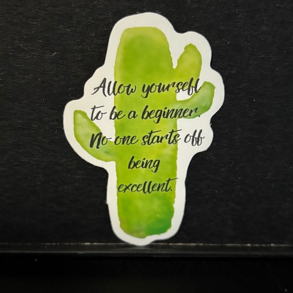 CATCUS QUOTE STICKER - Picture 1 of 1